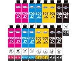 Inktcartridges Set - Printer Ink - Documenten Printen - Hoge Capaciteit - 600 Pagina's - Multicolor