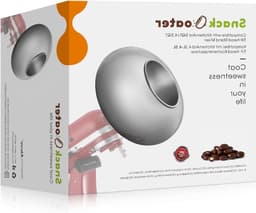 Snack Coater - Chocolade Coater - Snoep Maken - Compatibel met KitchenAid - 3 kg Capaciteit - Zilver — thumbnail 1