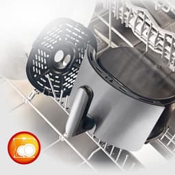 Digitale Heteluchtfriteuse - Airfryer Oven - Gezond Frituren - Dubbele Verwarmingselementen - 7.5 liter - RVS/Zwart — thumbnail 2