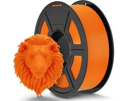 PLA Filament - 3D Printer Draad - 3D Printen - Maattolerantie +/- 002 mm - 1 kg - Oranje