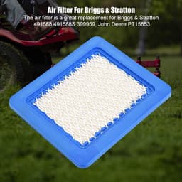 Byshayne- Luchtfilter Hoogwaardige Vervangingsset - 5 Stuks - Eenvoudige Installatie - Geschikt voor 491588/491588S/399959 - Afmetingen 13,2 x 11,3 x 2 cm - Hoge Kwaliteit - Grasmaaierfilter — thumbnail 3
