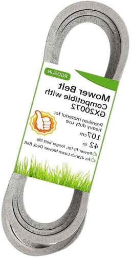 Grasmaaier riem - Dekriem vervanging - Gazononderhoud - Hitte- en slijtvast - 264 cm lengte - Zwart — thumbnail 1
