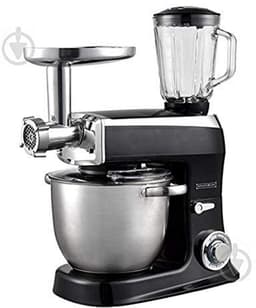 Keukenrobot - Keukenmixer - Bakken en Koken - 6 Snelheden - 6.5 L Kom - Zwart — thumbnail 1