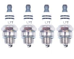 Dailygoods- Bougie L7T 4-Pack - 2-Takt Bougie - Vervangende Accessoires - Universele Bougie - Hoogwaardige Kwaliteit - Verbeterde Motorprestaties - Spark Plug
