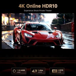 4K Beamer met Google TV – Native Full HD Projector, 1100 ANSI Lumen, Autofocus, HDR10, Wifi & Bluetooth, Netflix Compatibel — thumbnail 3