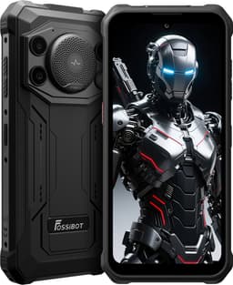 FOSSiBOT F110PRO Robuuste Smartphone - Dual SIM - 8GB RAM - 128GB ROM - 10000mAh - 6,745 inch HD+ IPS Scherm - IP68 Waterdicht Telefoon -Android 15- GPS,NFC,OTG -zwart, ijzergrijs — thumbnail 1