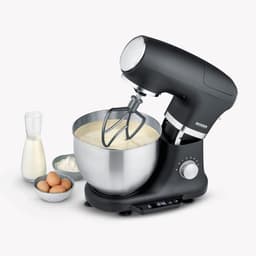 Keukenmachine - Deegmachine Mixer - Zelf Bakken - Geïntegreerde Weegschaal - 3.8 Liter Kom - Zwart Mat — thumbnail 3