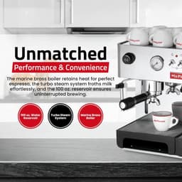 La Pavoni Domus Bar Espresso machine - Roestvrij staal — thumbnail 4