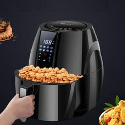 Digitale Heteluchtfriteuse - Airfryer Oven - Gezond Koken - 8 Voorgeprogrammeerde Programma's - 6 Liter Capaciteit - Zwart — thumbnail 5