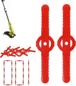 Snoeidraad Grasmaaier - Snijkoppen - Gazon Onderhoud - Lichtgewicht Constructie - 100 Stuks - Rood — thumbnail 1