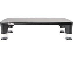 Monitor Stand - Verstelbare Stand - Bureau Organisatie - Omkeerbare Poten - 2.8 of 4 Inch - Zwart