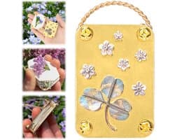 Miniatuur Bloemenpers Kit voor DIY Plantbehoud, Creatieve Kunst en Ambachten, Perfect voor Natuurliefhebbers en Hobbyisten