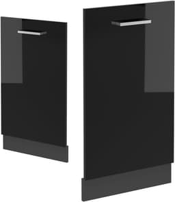 Inbouwvaatwasser Paneel Zwart Hoogglans 45 cm AP Antraciet — thumbnail 5