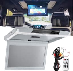 Dailygoody - Autodakmonitor - 11,6-inch HD 1080P TV - Overhead Automonitor - Volledige Kijkhoek - Ondersteunt Afstandsbediening - Geschikt voor A — thumbnail 5