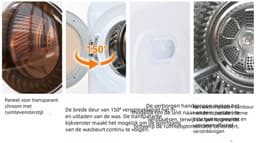Wasdroger 3kg – 65dB – 8 programma's – NTC sensor – voor kleine huishoudens – 53,5x42x65 cm – 1 stuks – wit — thumbnail 8