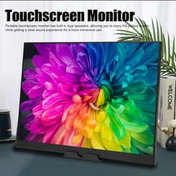 Touchscreen Draagbare Monitor - Tweede Externe Monitor - 16 Inch - Type C Poort - Ingebouwde Dubbele Luidsprekers - 1920x1200 60HZ - voor Laptop — thumbnail 4