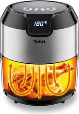 Tefal Easy Fry EY401D - Airfryer - 4,2L - 1500W - Voor 6 Personen - RVS — thumbnail 5