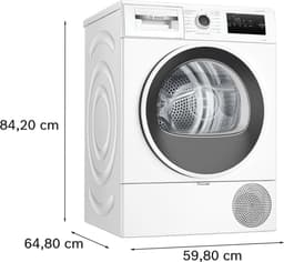 Bosch WTH8520ENL - Serie 4 - Wasdroger - Warmtepompdroger - 8 kg - Zeer stil - Auto Dry: droogt automatisch tot de gewenste droogtegraad - Easy Clean Filter: efficiënt drogen met eenvoudig onderhoud — thumbnail 14