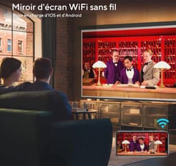 Mini WIFI Bluetooth Projector Full HD 1080P - Geschikt voor Home Theater, PC, Tablet, Fire Stick, iOS en Android — thumbnail 4
