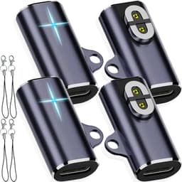 Shokz-oplaadkabeladapter voor hoofdtelefoon, Type-C naar magnetische converter - compatibel met AfterShokz Aeropex, OpenComm, OpenRun (4 stuks) — thumbnail 1