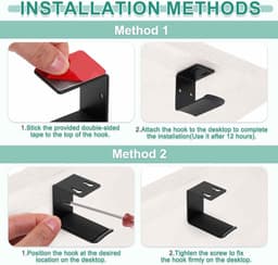 Killogood Hoofdtelefoonhouder bureau metalen – universeel koptelefoon standaard zwart — thumbnail 2