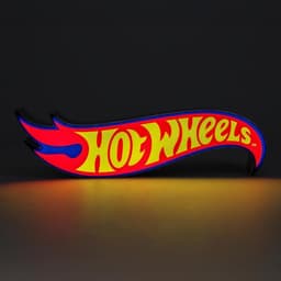 Hot Wheels Flame Logo Light – Officieel Gelicentieerde Nachtlamp, 31,3 cm, Vrijstaand of Wandmontage- Paladone — thumbnail 3