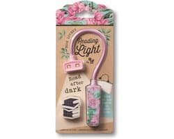 Flexibele Leeslamp Bloemenprint - Oplaadbaar Boeklicht met Dimfunctie