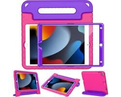 Kindvriendelijke iPad 10.2 Hoes met Standaard en Schermprotector voor 9e/8e/7e Generatie