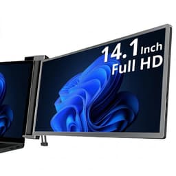 Portable Monitor Link 14.1" - Full HD Draagbare monitor met USB-C & HDMI - Extra scherm laptop - Plug & Play - Incl. Draagtas — thumbnail 1