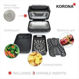 Multifunctionele 8-in-1 Heteluchtfriteuse Oven met Grill en Pizzafunctie - 6 Liter — thumbnail 2
