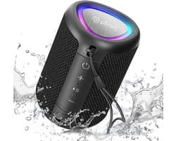 Draagbare Bluetooth Speaker met 12W Geluid, 10 Uur Speeltijd & RGB Verlichting