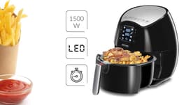 Olievrije Airfryer 4,5L - Digitale Heteluchtfriteuse met 8 Programma's en Timer — thumbnail 4