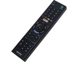 Afstandsbediening universeel - Geschikt voor Sony Smart TV - RMT-TX100D - Vervangende afstandsbediening voor televisie - Remote control - Zwart - Jonyx