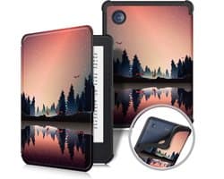 Kobo Clara Colour / BW Hoes voor eReader - Basic SleepCover - Dennenbos - Slaapfunctie