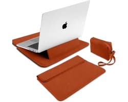 Originap 15-16 Zoll Laptop Sleeve Laptophülle, mit Standfunktion Laptoptasche, für MacBook Pro 16 (M5~M1, Pro/Max), MacBook Air 15 Zoll (M5~M2), für Samsung, XPS, Lenovo, HP 15-16" (Grau)