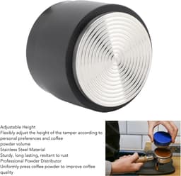 Koffie Stamper - Koffie Verdeler - Perfecte Espresso - In Hoogte Verstelbaar - 58 mm Diameter - Meerkleurig — thumbnail 4