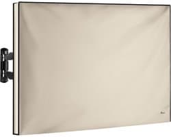 TV Hoes Buiten - Waterdichte Protector - Televisie Beschermen - Ademend Materiaal - 80 tot 85 inch - Beige