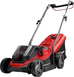 Einhell Accu Grasmaaier GE-CM 36/33 Li Kit - Power X-Change - 36 V/Li-ion - Maaibreedte 33 cm - Aanbevolen gazonoppervlakte: tot 250 m² - 30 L opvangbak - Maaihoogte: 25-65 mm - Incl. 2x 2.5Ah accu + 2x oplader — thumbnail 1