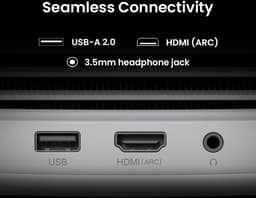 JMGO N1S SE Triple Laser - 800 ISO Lumen - Beamer - Projector - Audio door Dolby Digital - 1080P, Google TV & Netflix - HDR10 -Blu-ray 3D — thumbnail 5