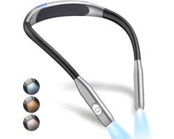 DnA® Neklamp - Neklampje Voor Haakwerk - Neklamp Oplaadbaar - Nekleeslamp - Neklampje - Zwart - 18cm x 13cm x 3cm