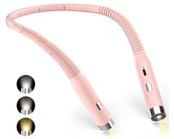 Neklamp/nachtlampje, 3 kleuren en 3 instelbare helderheidsniveaus, oplaadbaar, een ideale keuze.