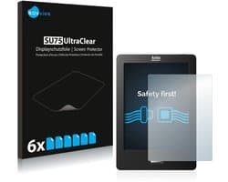 Savvies - Screenprotector voor Kobo eReader Touch - Folie Beschermfolie transparant 6 Stuks