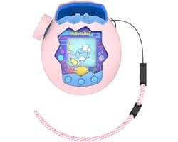 Allecto- beschermhoes voor Tamagotchi Paradise - siliconen stootvaste case cover - ultradun - geen geur - siliconen hoes - roze - geschikt voor Tamagotchi Paradise