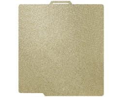 3D Printer Bouwplaat - Verenstaal Print Oppervlak - Model Printen - Dubbelzijdig PEI - 257x257 mm - Zwart