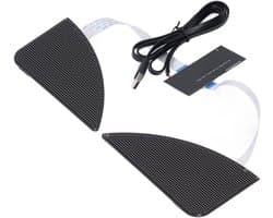 Programmeerbare LED Ogen Display - App Bestuurbaar - 13,5 x 7,5 cm - voor Rugzak, Auto en Kleding