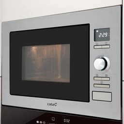 Inbouwmagnetron 25L Roestvrij Staal Met 1000W Grill - 8 Automatische Menu's — thumbnail 3