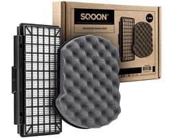 SQOON® Serviceset geschikt voor Bosch Serie 4 BGC41/BGS41 (ProAnimal, Silence, Pro/Power, Hygiene) & Siemens VSX41 (XTRM, A322) - Gelijk aan 00647753, 00577303, 12046783 - Vervangingsset met motor- en HEPA-filter voor optimale filtratie