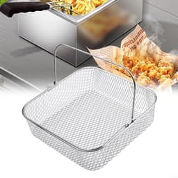 Vierkante Airfryer Mand 20x20 cm - Vaatwasmachinebestendig Koken Accessoire — thumbnail 5