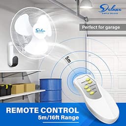 Digitale Wandmontage Oscillerende Ventilator 16-Inch — thumbnail 5