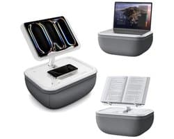 Verstelbare Kussenstandaard voor Tablets en E-readers - Zachte Houder voor Bed en Bank